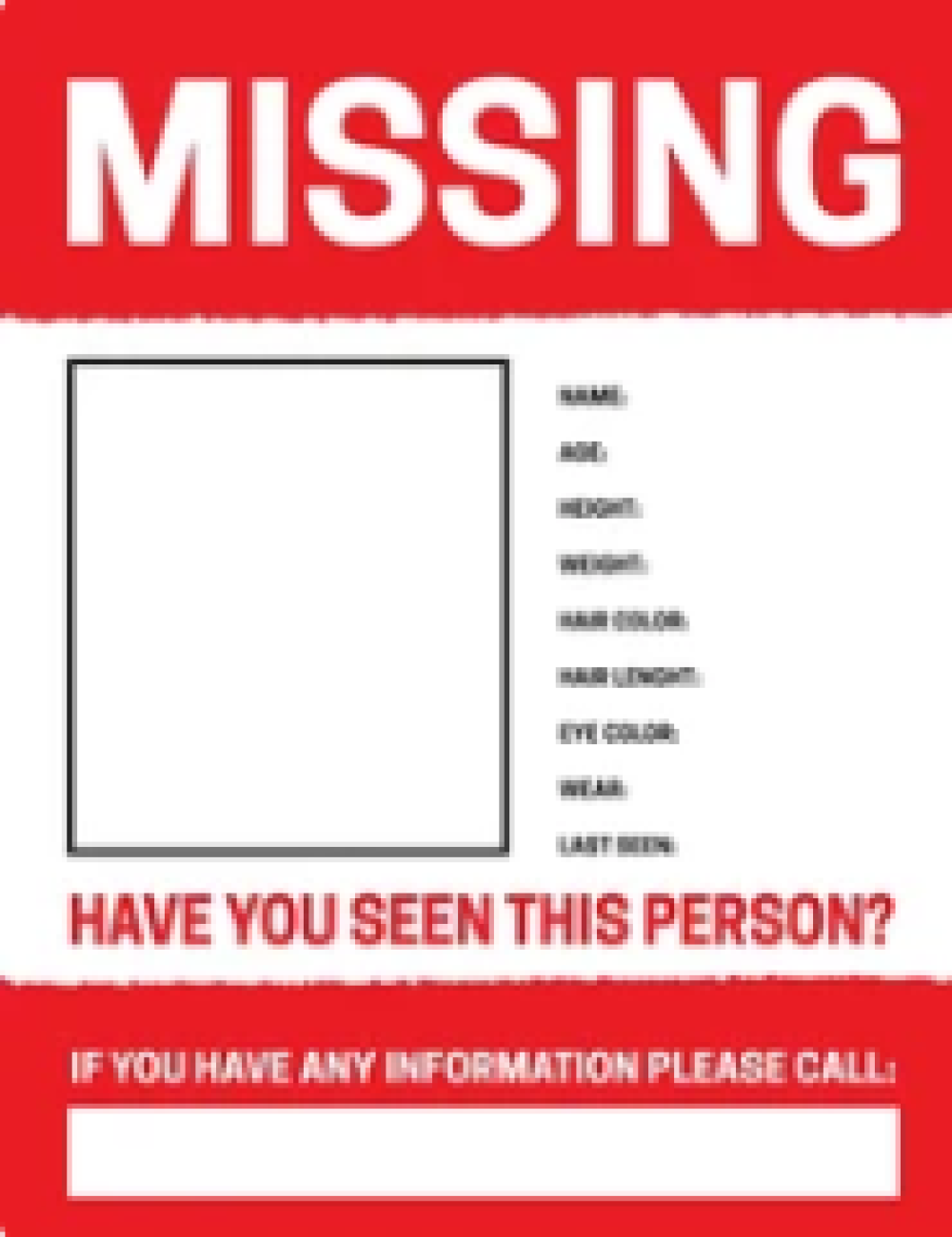How to track a missing person down