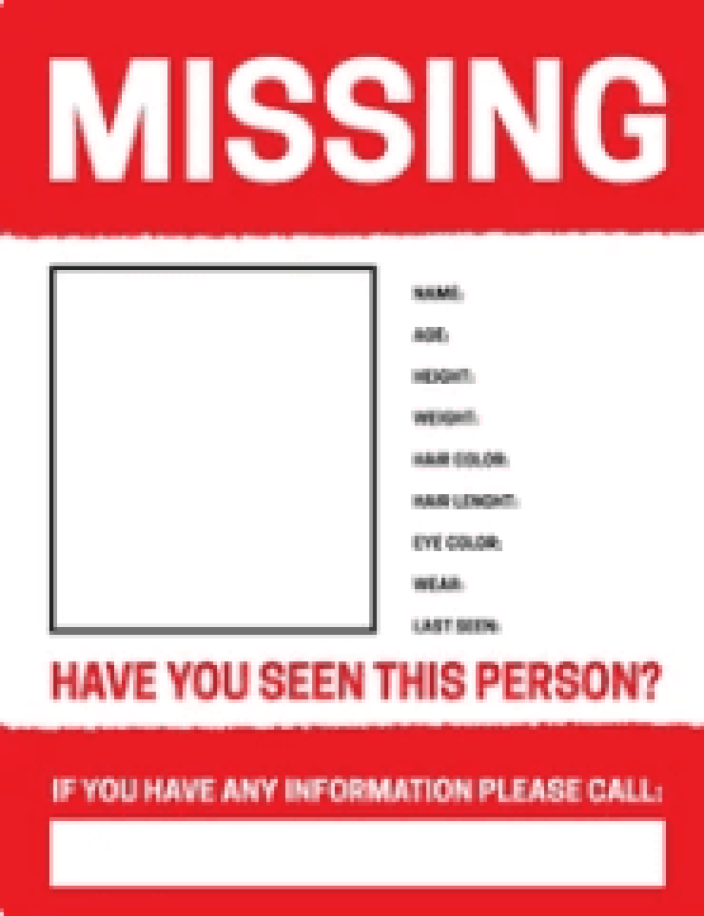 How to track a missing person down