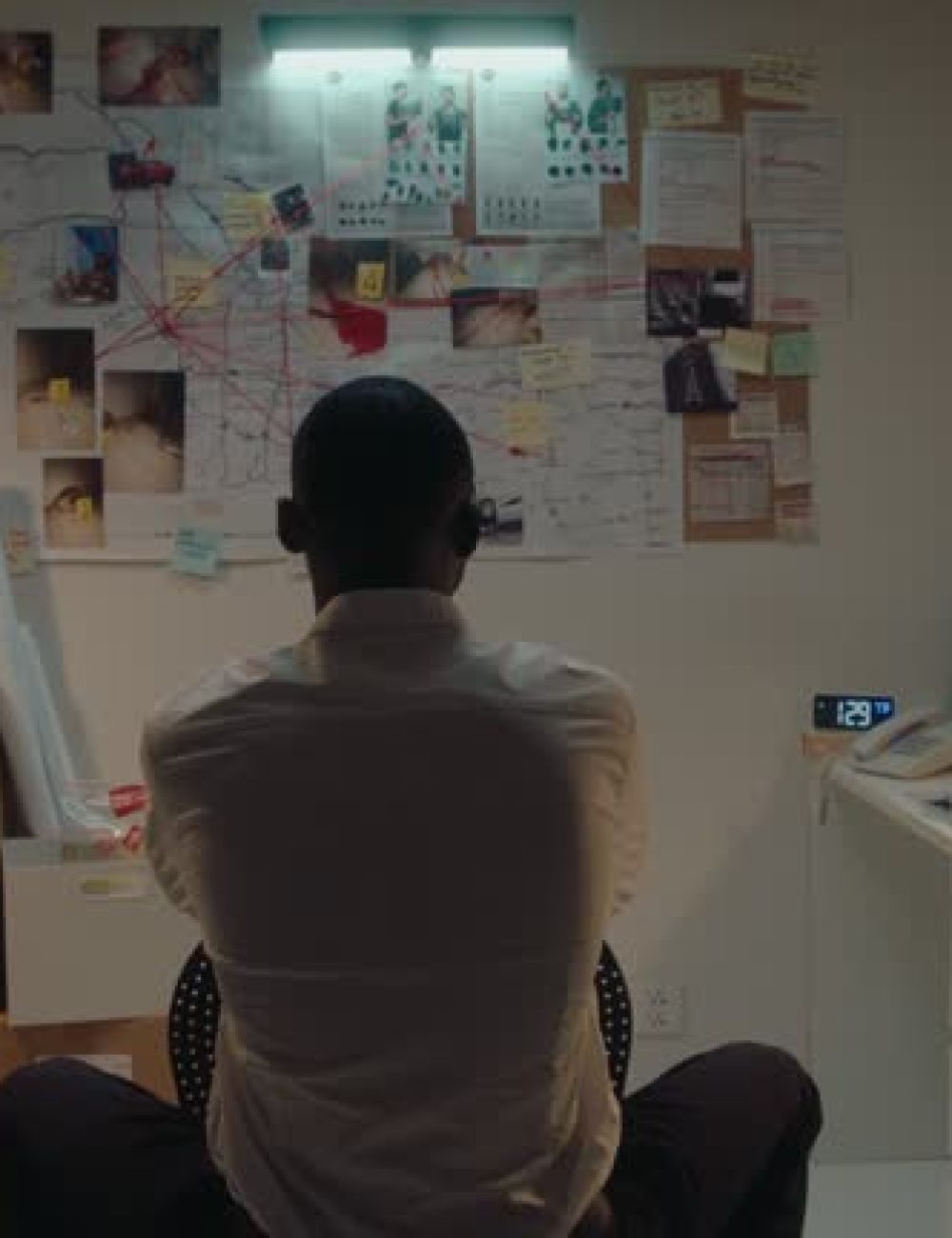 person looking at a wall Background Screening Jobs