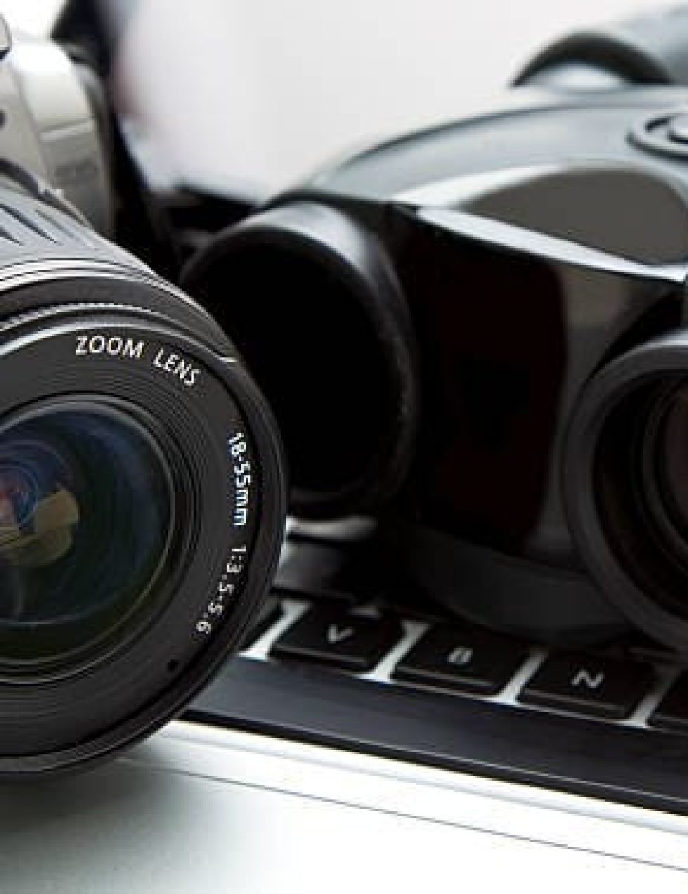 Camera on a laptop for Private Investigation companies